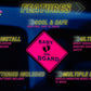 Baby On Board Car Battery Sign Sticker ( Pink) (15x15cm) / 5.9in x5.9in