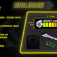 Boost Loading Car Battery Sign Sticker (23x7cm) / 9in x 2.75in