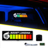Boost Loading Car Battery Sign Sticker (23x7cm) / 9in x 2.75in