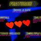 Triple Heart Car Battery Sign Sticker (20x6cm) / 7.87in x 2.36in