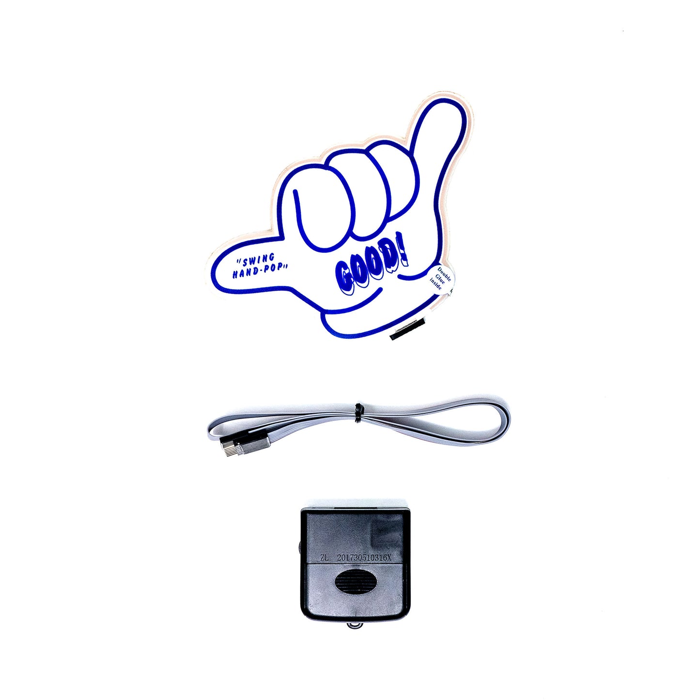 Good Hand Car Battery Sign Sticker (16x10cm) / 6.29in x 3.93in