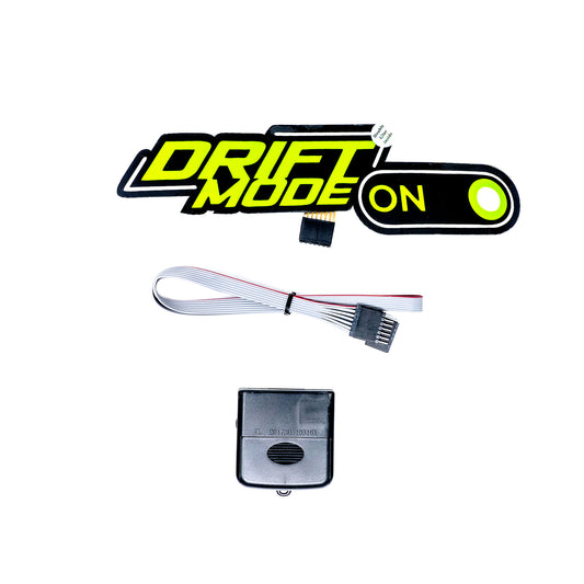 Drift Mode Car Battery Sign Sticker (23x7cm) / 9in x 2.75in