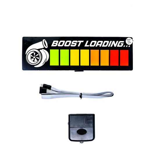 Boost Loading Car Battery Sign Sticker (23x7cm) / 9in x 2.75in